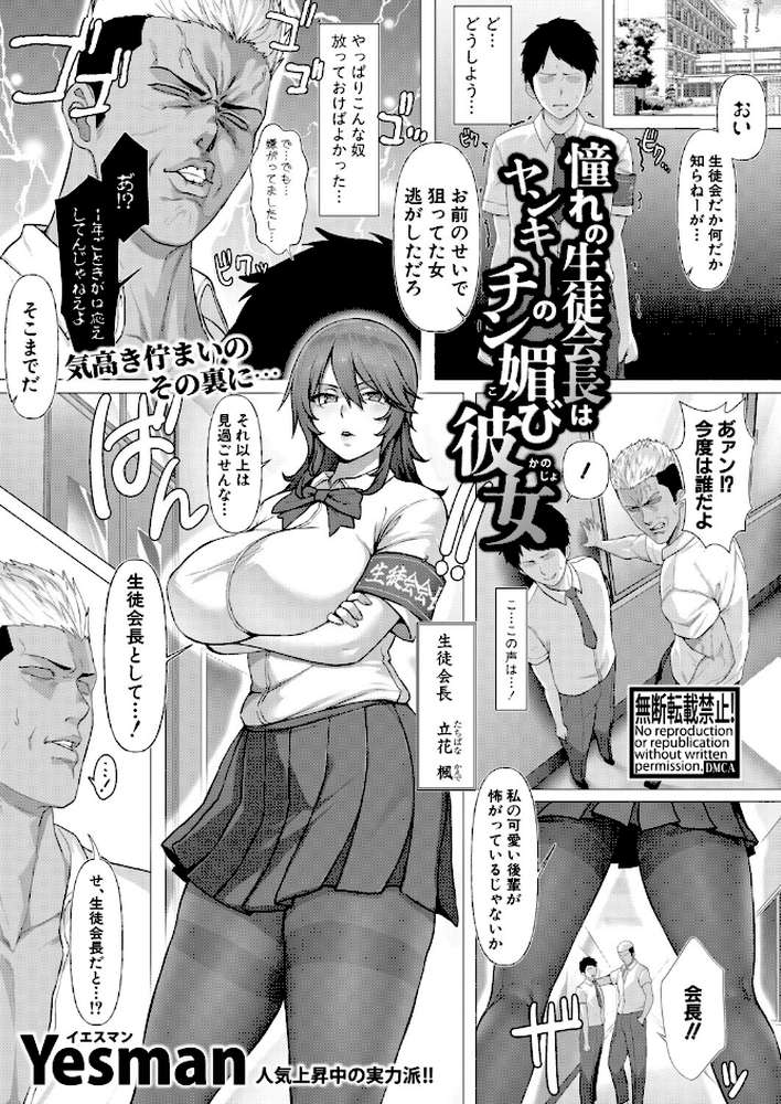 憧れの生徒会長はヤンキーのチン媚び彼女【Yesman】 (p1)