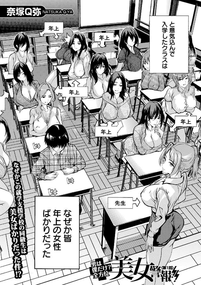 男は僕だけ！？全方位美女警報！！〈第1話〉 （奈塚Q弥）