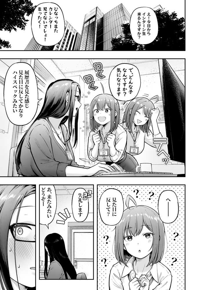 私の配属先は性処理課3 〜ギャルなインターン生編〜【猫耳と黒マスク】 (p1)