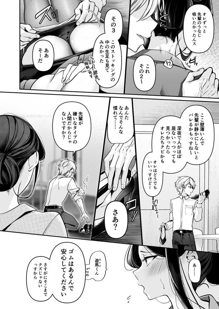デカ女上司と元チャラ男の後輩くん ＃1【まろ茶庵】 (p23)
