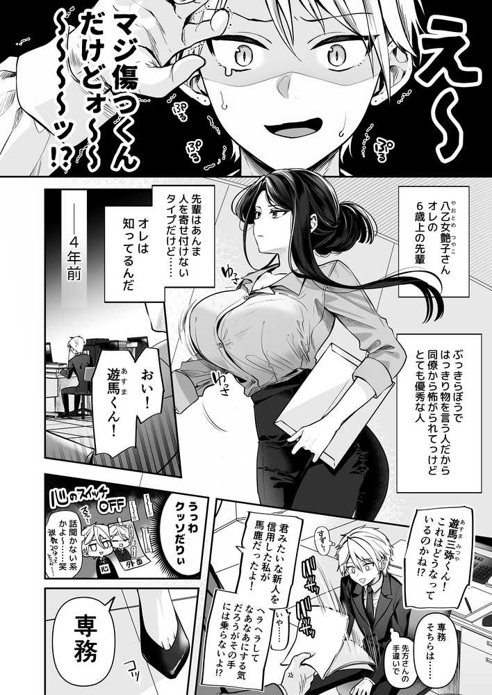 デカ女上司と元チャラ男の後輩くん ＃1【まろ茶庵】 (p3)