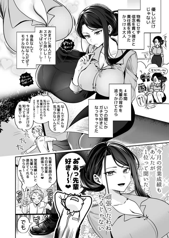 デカ女上司と元チャラ男の後輩くん ＃1【まろ茶庵】 (p5)
