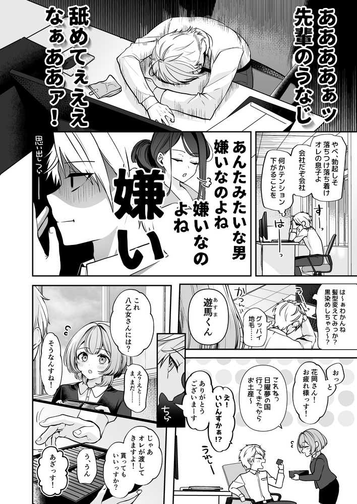 デカ女上司と元チャラ男の後輩くん ＃1【まろ茶庵】 (p9)