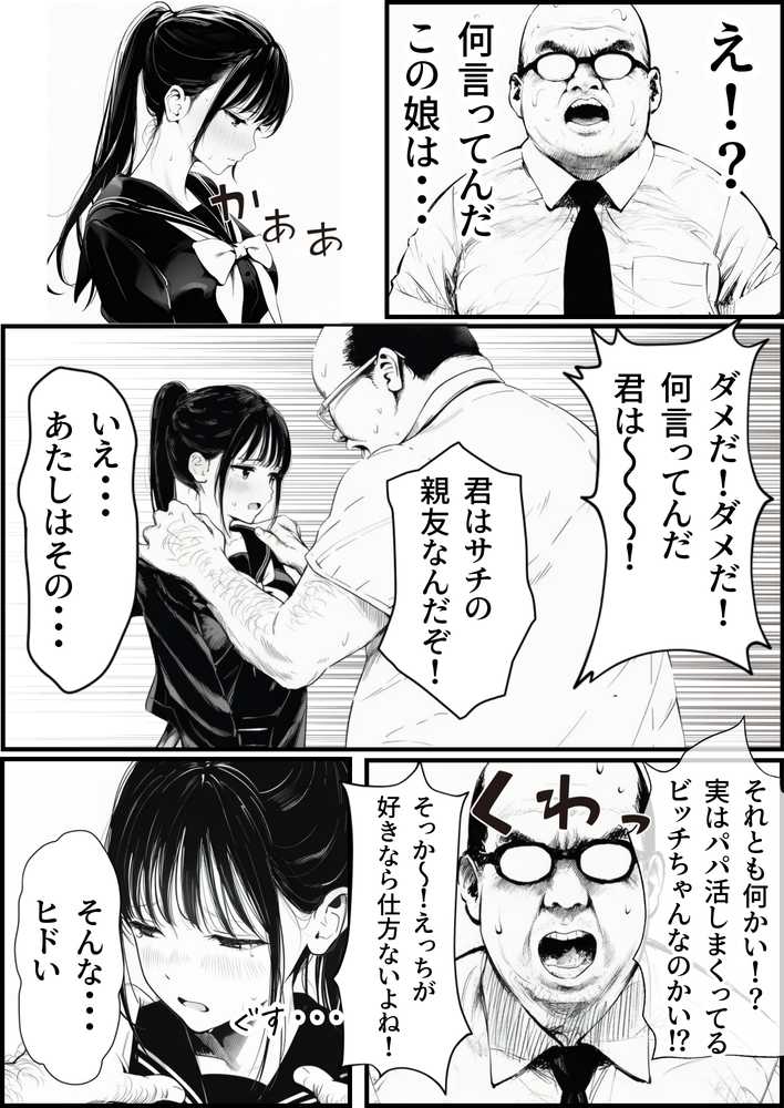 セックスしないと出られない部屋に娘の親友と閉じ込められたんだが・・・【竿役が種付けおじさんじゃないとヌケないんだが・・・】 (p6)