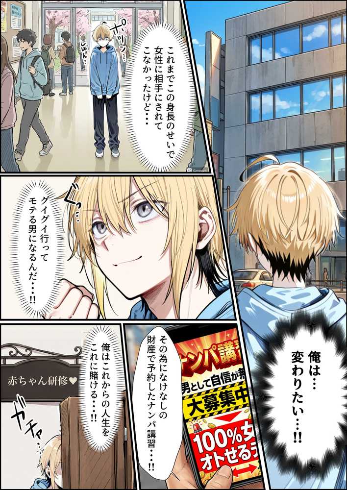 バブバブ研修で母性ムンムンあまあま巨乳サンドイッチ〜大学の後輩がいたけど全て許してくれてボク専用種付けおまんこママに〜【はらいでか】 (p1)