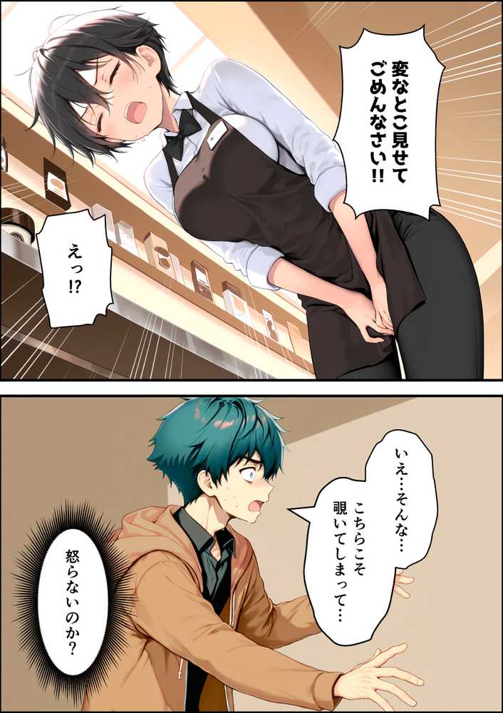 目つきの悪いボーイッシュなTSカフェ店員さんはお願いしたら中出しセックスさせてくれる(チョロい)【悪魔ほろほろ】 (p16)