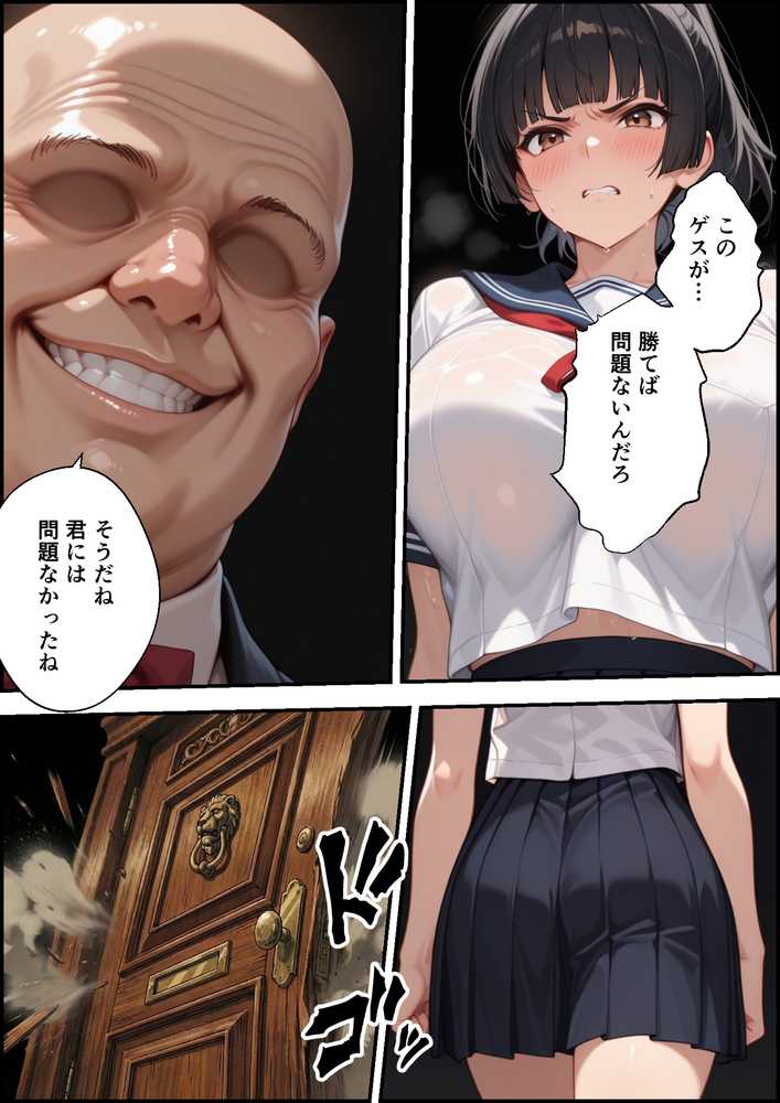 地下闘技場で格闘家が敗北してチン媚奴●になる話