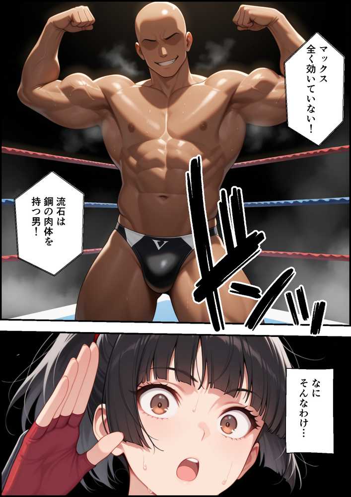 地下闘技場で格闘家が敗北してチン媚奴●になる話