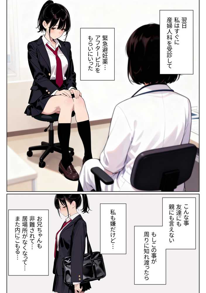 完璧だった兄が彼女にフラれて崩壊、妹への中出し依存セックスがもう止まらない【ニーハイ堂】 (p29)