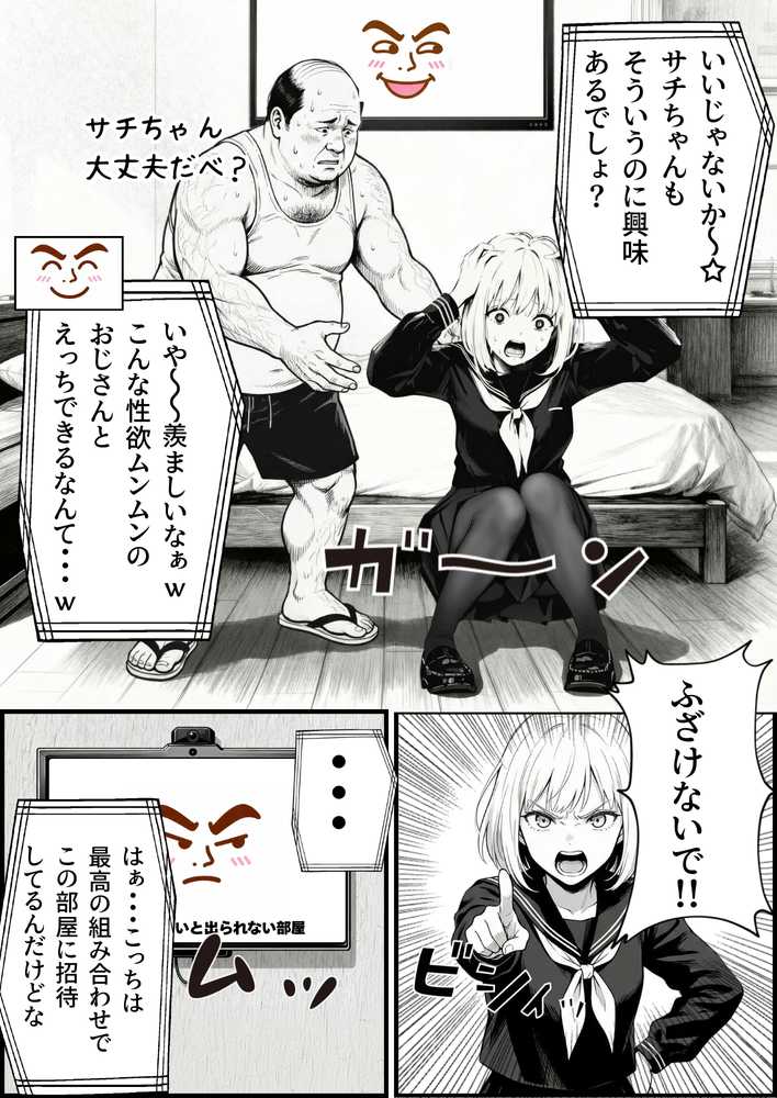 セックスしないと出られない部屋に親友のパパと閉じ込められたんですけど〜！？