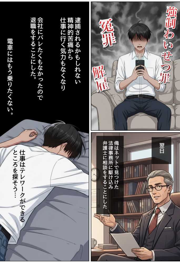 強気な裏アカ警察官、潮だくセックスで二か月後に分からされる話【ぐれーぞーん】 (p4)