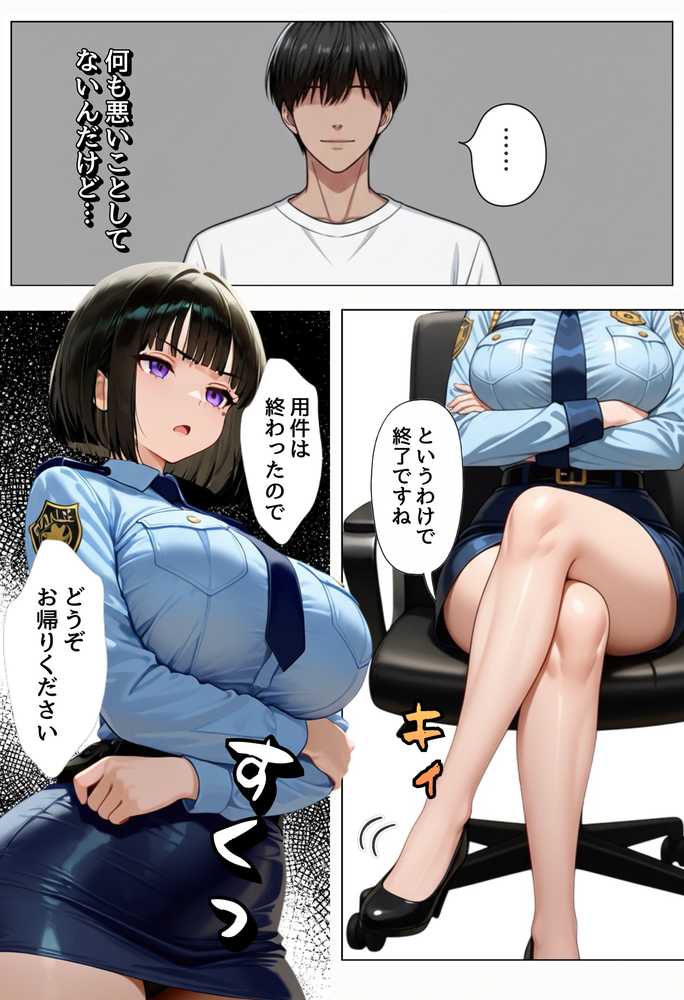強気な裏アカ警察官、潮だくセックスで二か月後に分からされる話【ぐれーぞーん】 (p8)