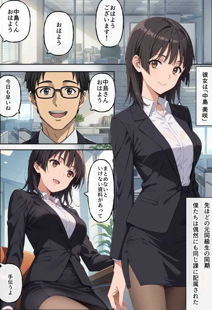 同期の俺が目撃した完璧新人の転落ー美少女清楚ちゃんの致命的な失敗ー【羞恥露出研究所】 (p1)