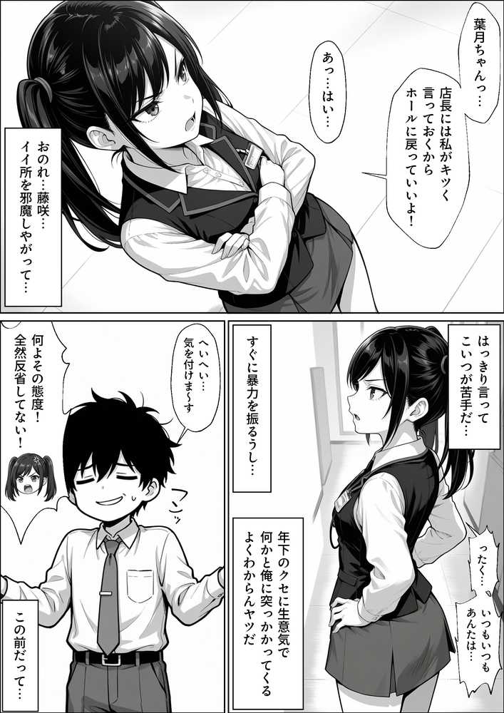 パチンコ店長の俺。女子スタッフのシコい足で毎日脳汁出してたらイチャラブSEXする事になった！〜ただし時々殴られる〜