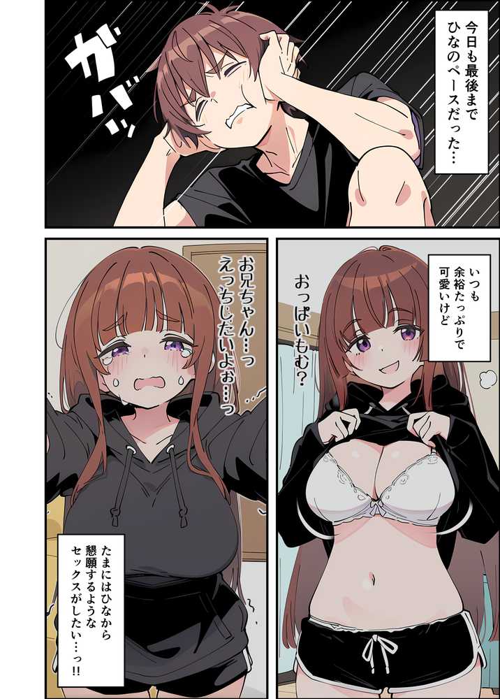 小悪魔義妹の誘惑に耐えてポリネシアンセックスする話【あくめくん】 (p10)