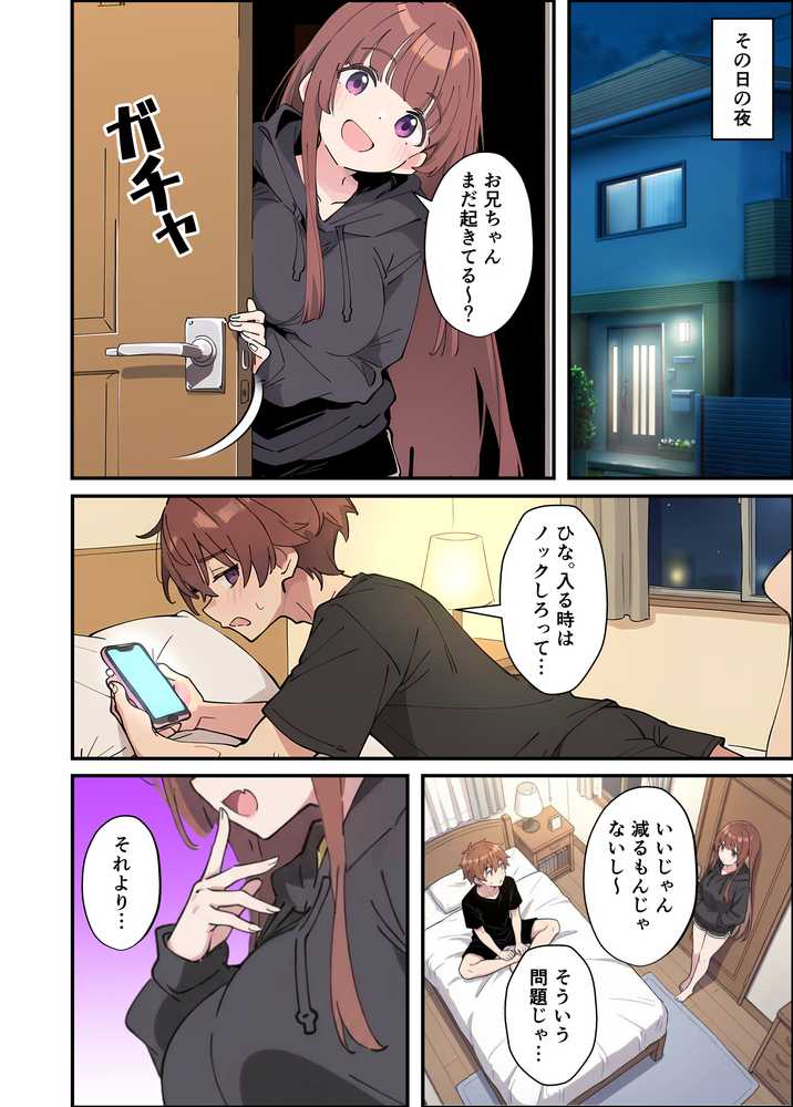 小悪魔義妹の誘惑に耐えてポリネシアンセックスする話【あくめくん】 (p6)