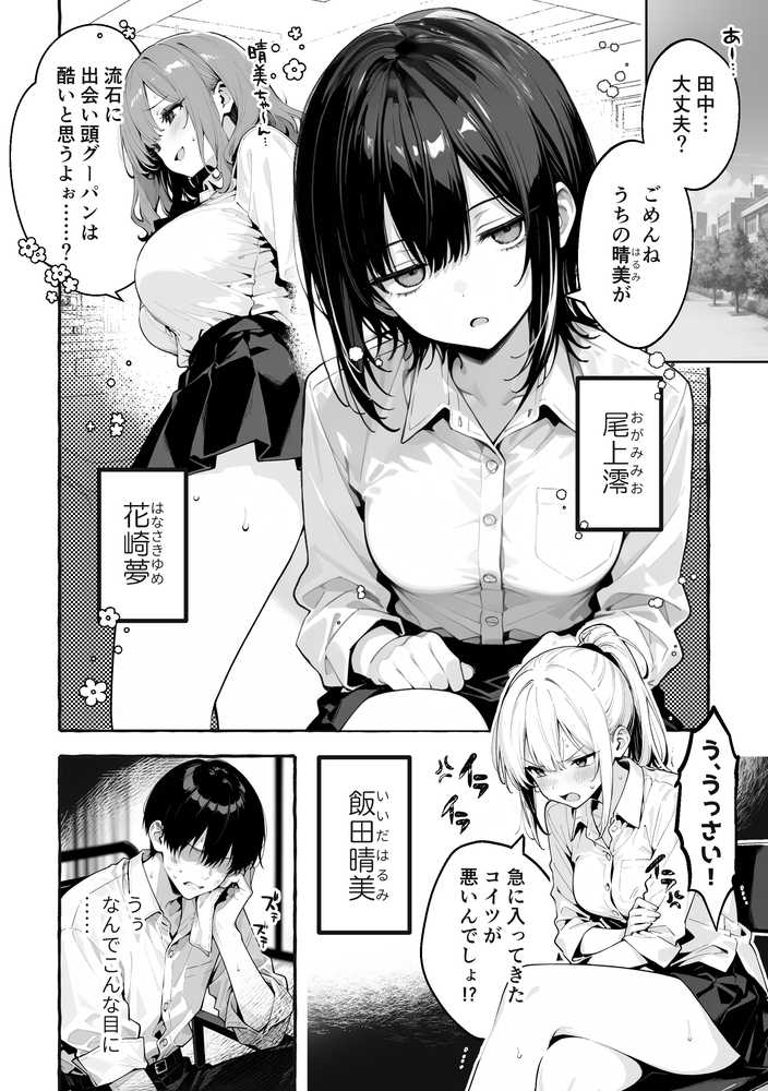 陰キャの俺、なぜか一軍ギャル3人組の罰ゲーム係に任命される【COMICアイル】 (p4)