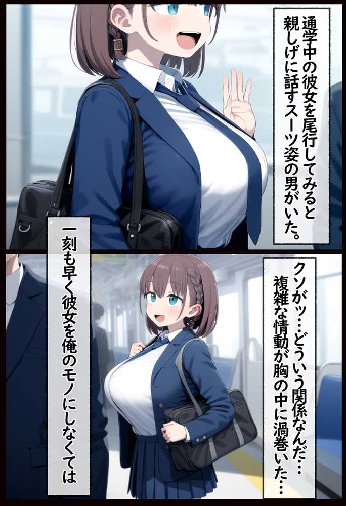 たわわ女子●生を催●スマホで【俺のモノ】にして孕ませる話