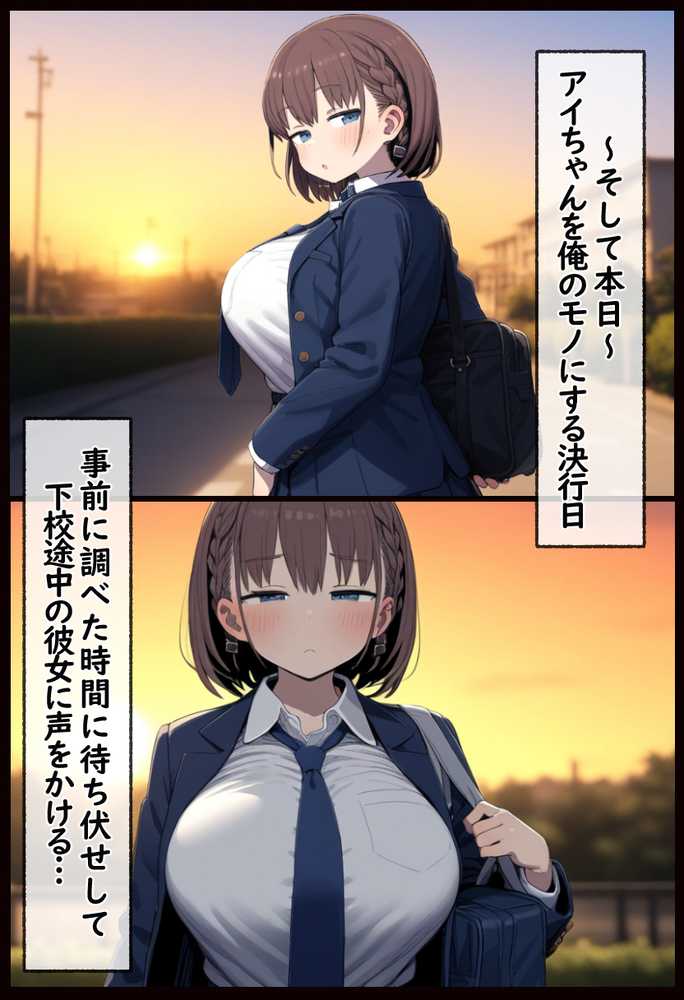 たわわ女子●生を催●スマホで【俺のモノ】にして孕ませる話