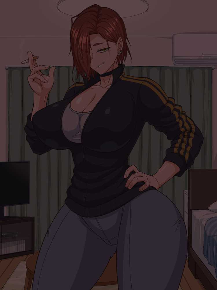 自堕落先輩（デカパイ）はなかなか出てイってくれない！