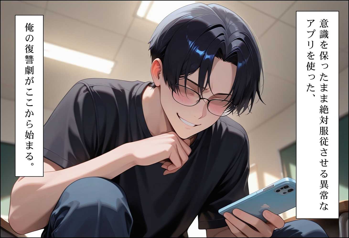 いじめの主犯ギャルを催●アプリで支配してセックスを強●する話〜傲慢ピンクツインテール＆赤髪ロングWギャル編〜