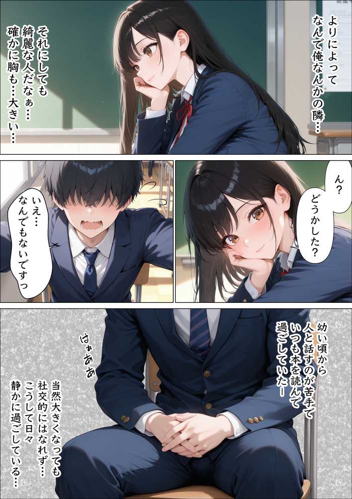 童貞陰キャが幼馴染の清楚系美女を何度も絶頂させたらセックスの虜になった話【アトリエぷにぷに】 (p3)