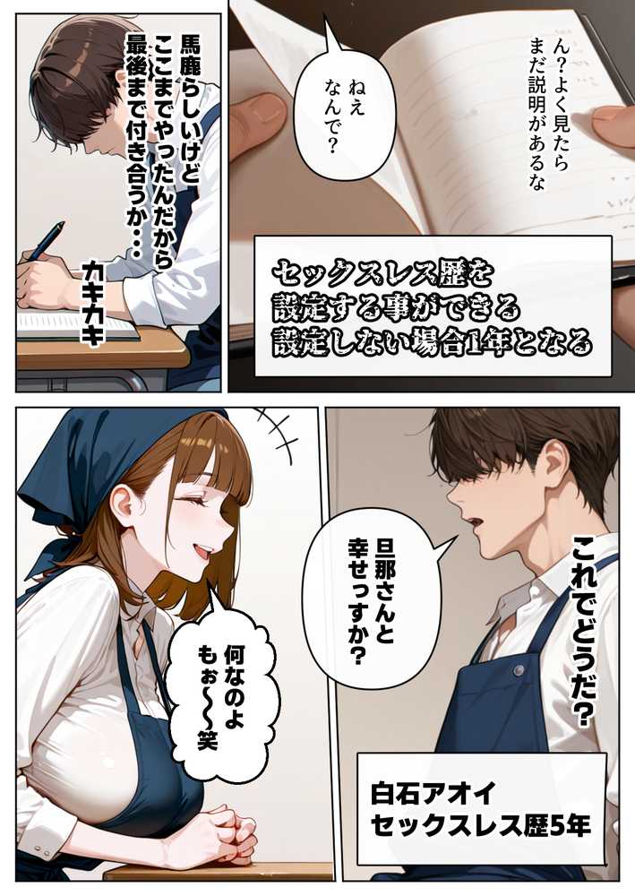 良妻賢母の記憶を改変して托卵させる話【わんめーる】 (p8)