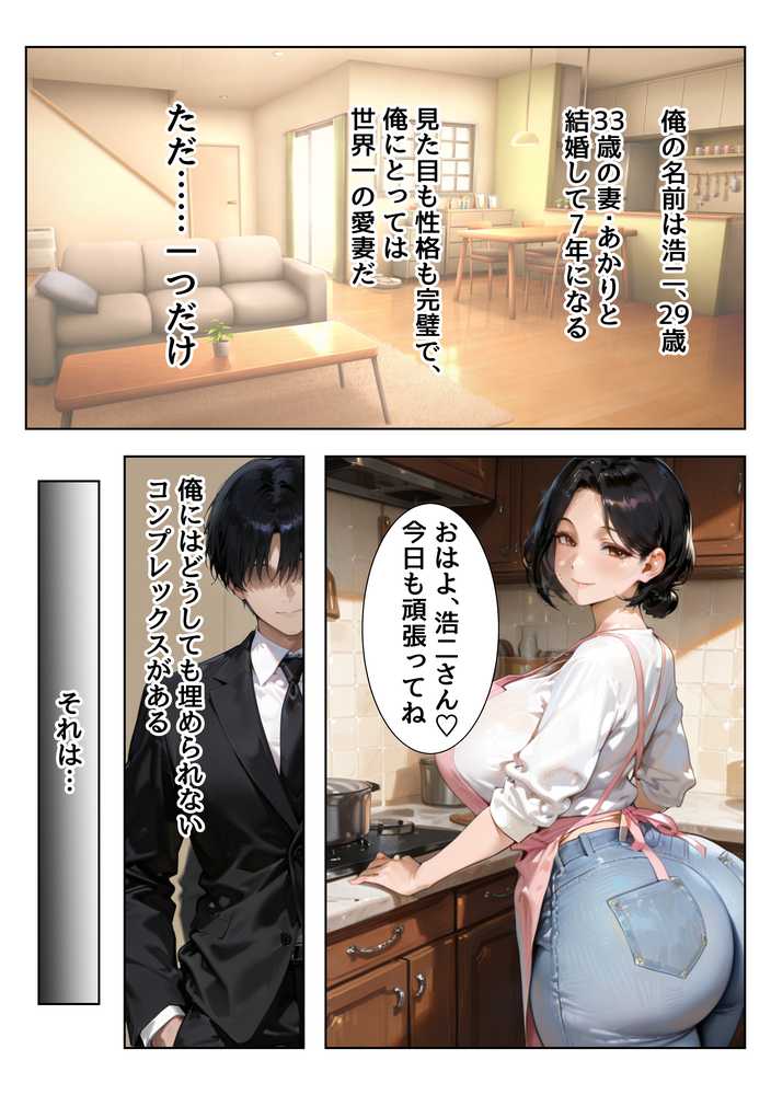 今日も性欲が我慢できない俺の愛妻が上司に寝取られ膣奥ぐりぐり連続絶頂させられた話