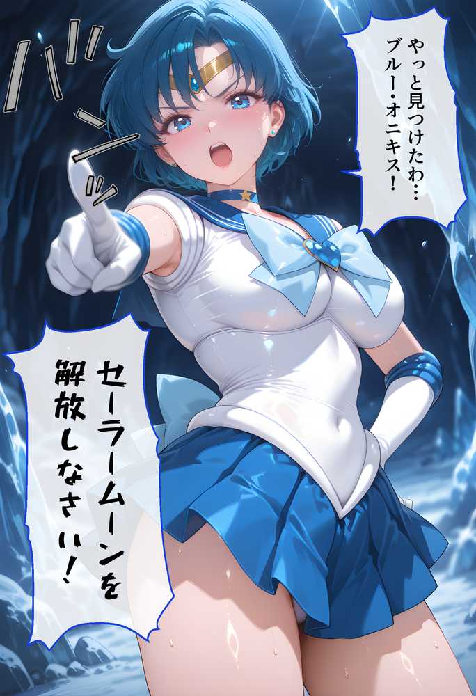 【セリフ付】悪魔に敗北〜快楽堕ちさせられた水の戦士編〜【パラレルワールド】 (p1)