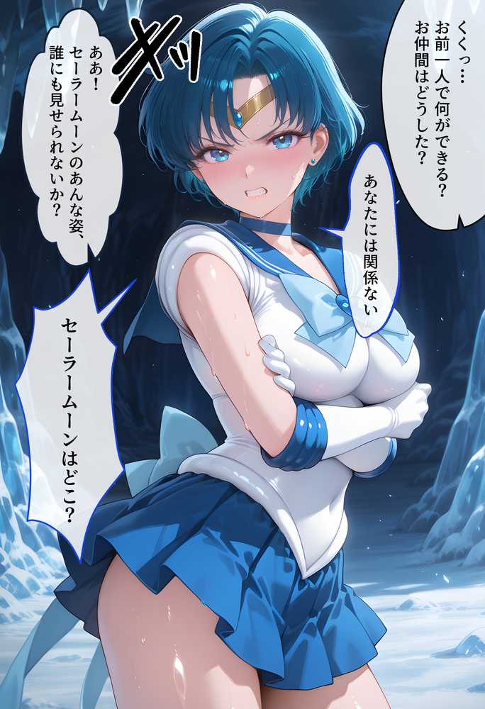 【セリフ付】悪魔に敗北〜快楽堕ちさせられた水の戦士編〜【パラレルワールド】 (p4)