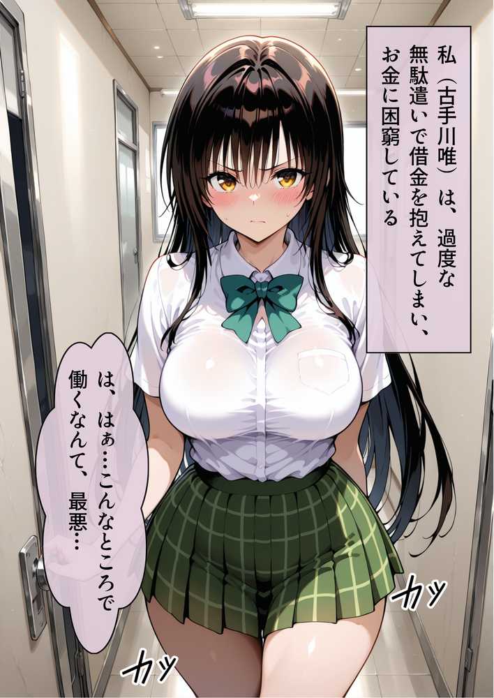 古手川唯は借金返済のため風俗堕ちコスプレSEXで連続絶頂【やまあらし】 (p1)