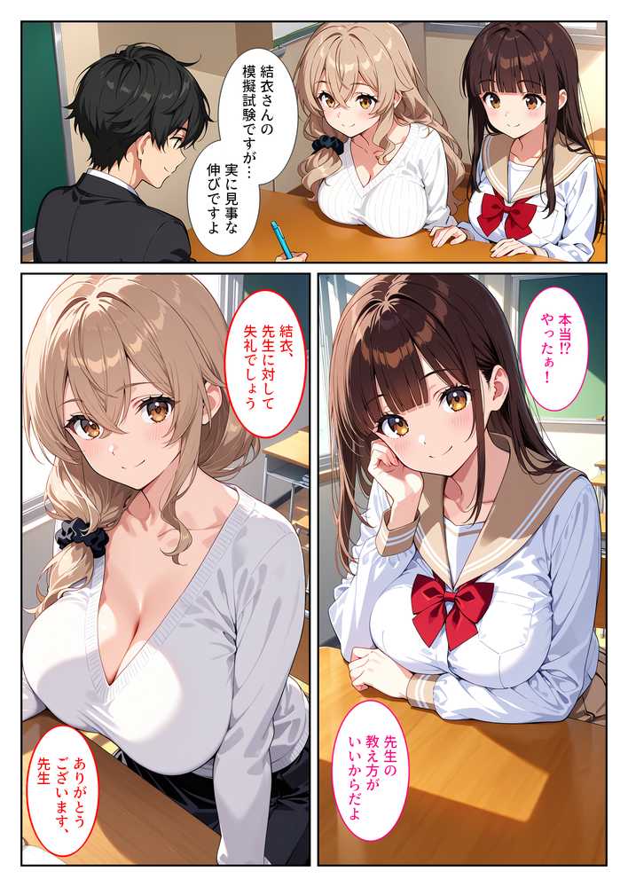 デリヘル呼んだら教え子のママが来たので孕ませました〜娘も一緒に種付けて腹ボテ家族に〜【StudioSR(妹・人妻・巨乳推し)】 (p2)