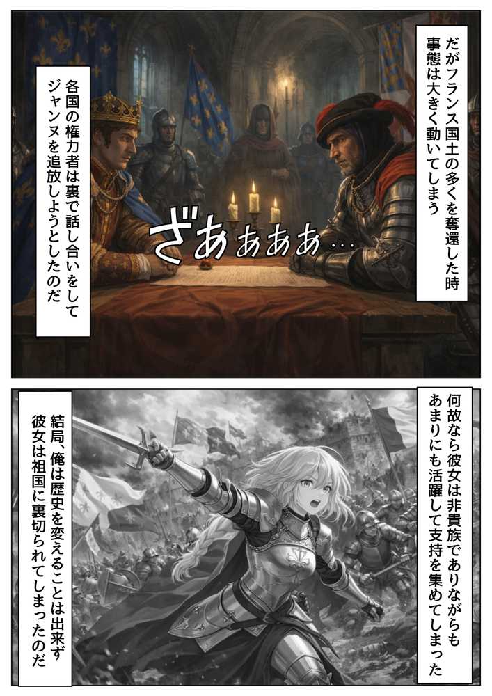 ジャンヌダル●の幼馴染に転生した俺は、彼女の悲惨な歴史を変える!!【【ハマダ商店】】 (p13)