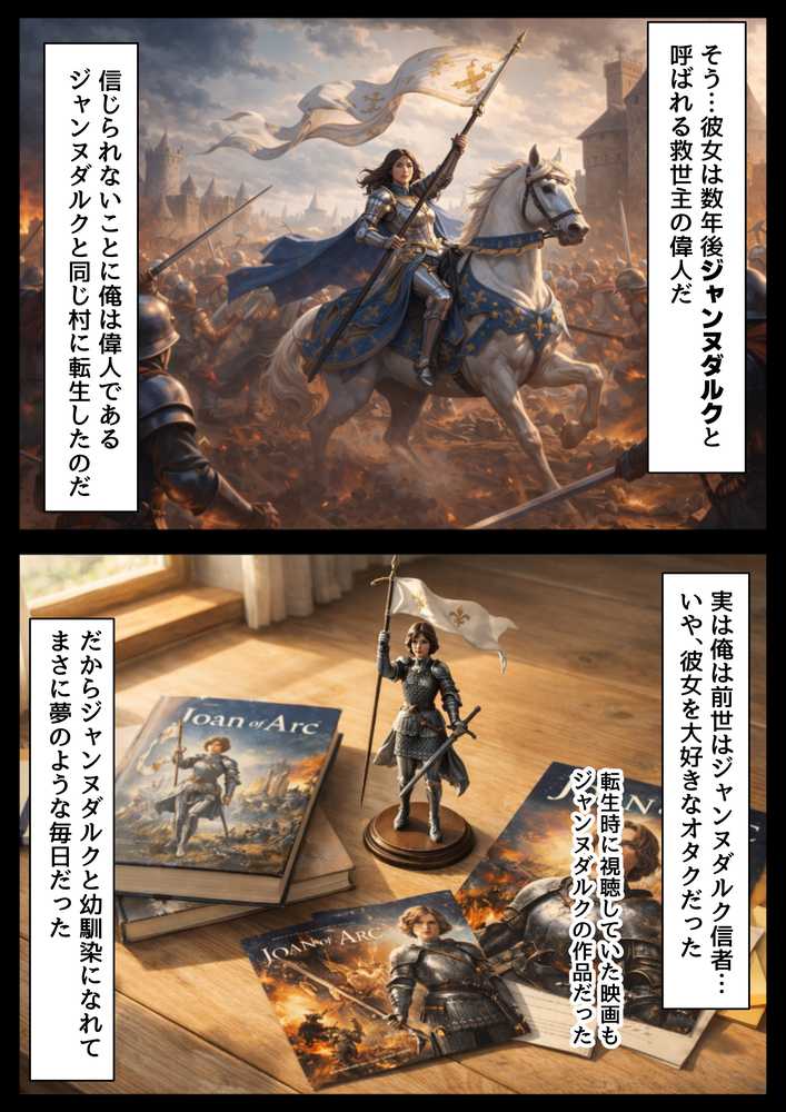 ジャンヌダル●の幼馴染に転生した俺は、彼女の悲惨な歴史を変える!!【【ハマダ商店】】 (p6)