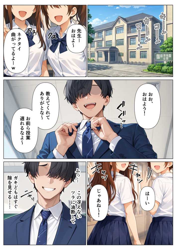 ダウナーギャルを変態教師がメス堕ちさせて開発した話【餅餅きなこ】 (p1)