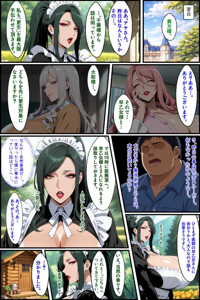 爆乳お嬢様もドスケベ熟女も特異体質で更生させる！学園長も先生もメイドも学園生も完堕ちさせてラブラブする話【あちみ屋】 (p16)