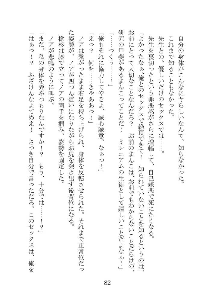 【ブルアカNTR】ノア完堕ち  〜先生の彼女が用務員に寝取られ〜【プロイェクト・オスト】 (p82)