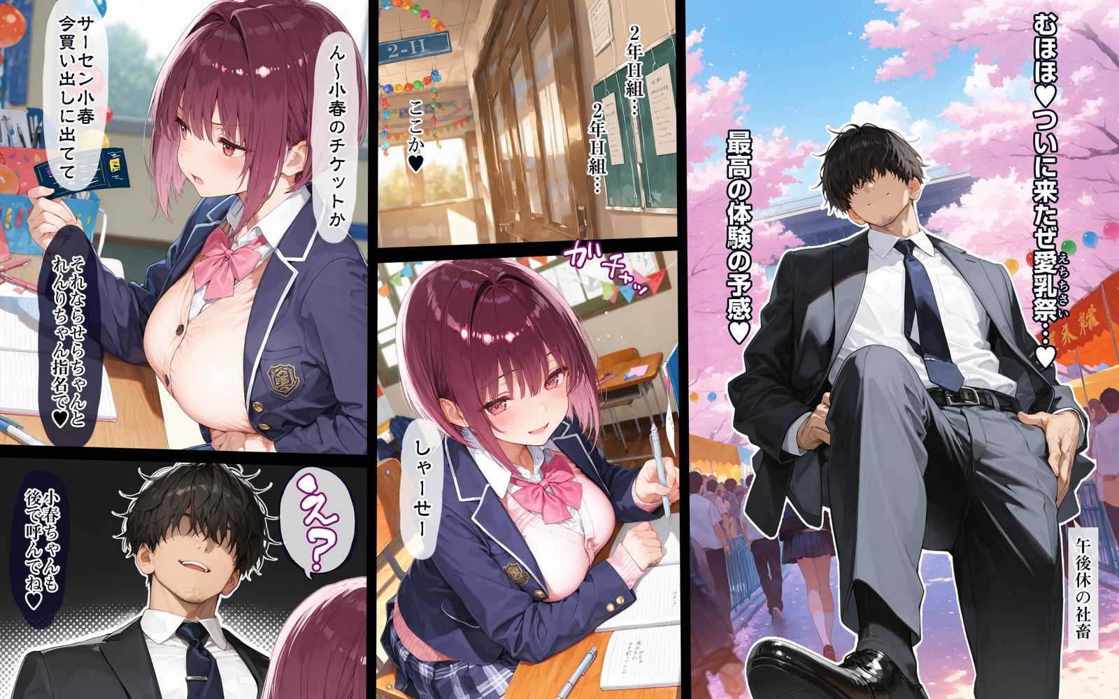 2年H組裏JKフーゾクやってま〜す☆【えちえち学園 愛乳祭】【EchicalH】 (p27)