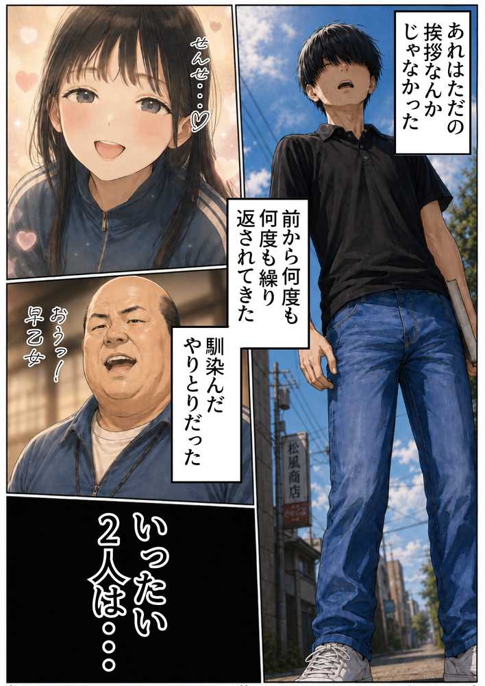 【昭和編】想いを寄せていたクラスメイトが中年メタボ教師（BMI40）と肉体関係だった件【竿役が種付けおじさんじゃないとヌケないんだが・・・】 (p33)