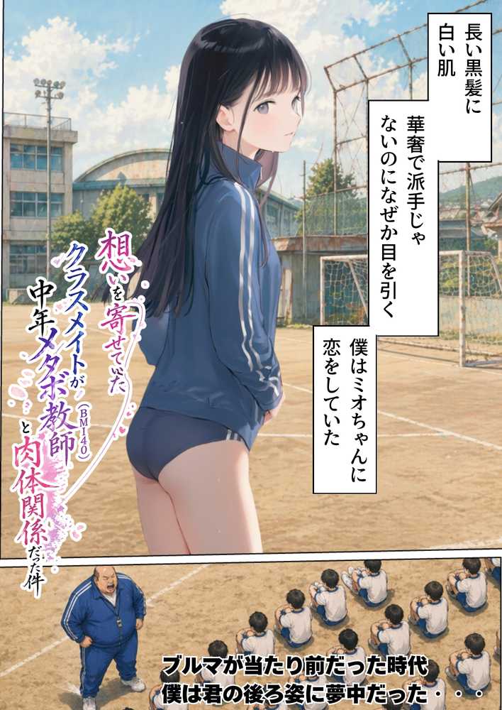 【昭和編】想いを寄せていたクラスメイトが中年メタボ教師（BMI40）と肉体関係だった件【竿役が種付けおじさんじゃないとヌケないんだが・・・】 (p5)