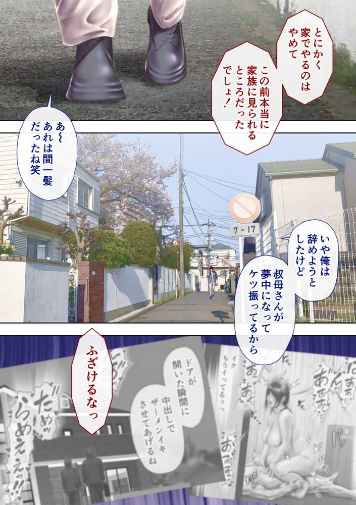 叔母真奈美 夫婦の寝室で同人AV撮影される あこがれの叔母を寝取る3【ミルフ書房】 (p5)