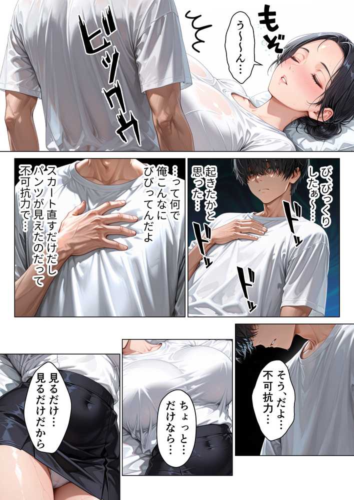 バ先の人妻と流れでシただけだったのに中出し懇願本気セックスに発展してしまった話【りんごパイ】 (p21)