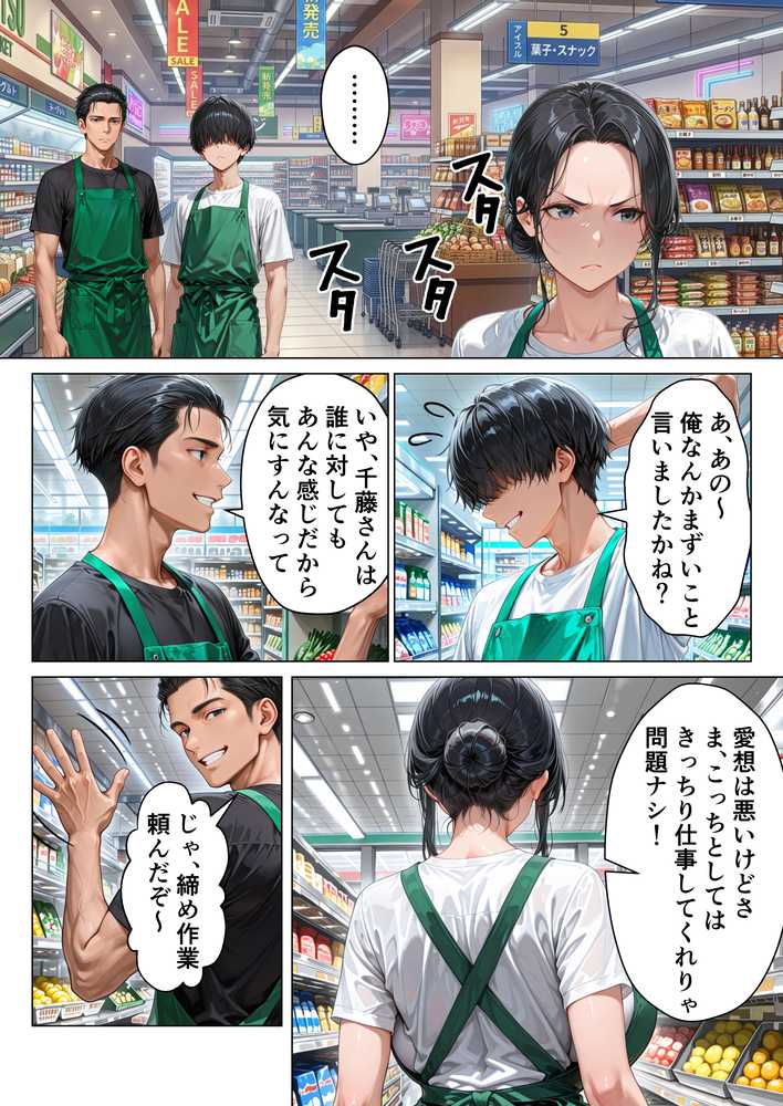 バ先の人妻と流れでシただけだったのに中出し懇願本気セックスに発展してしまった話【りんごパイ】 (p6)
