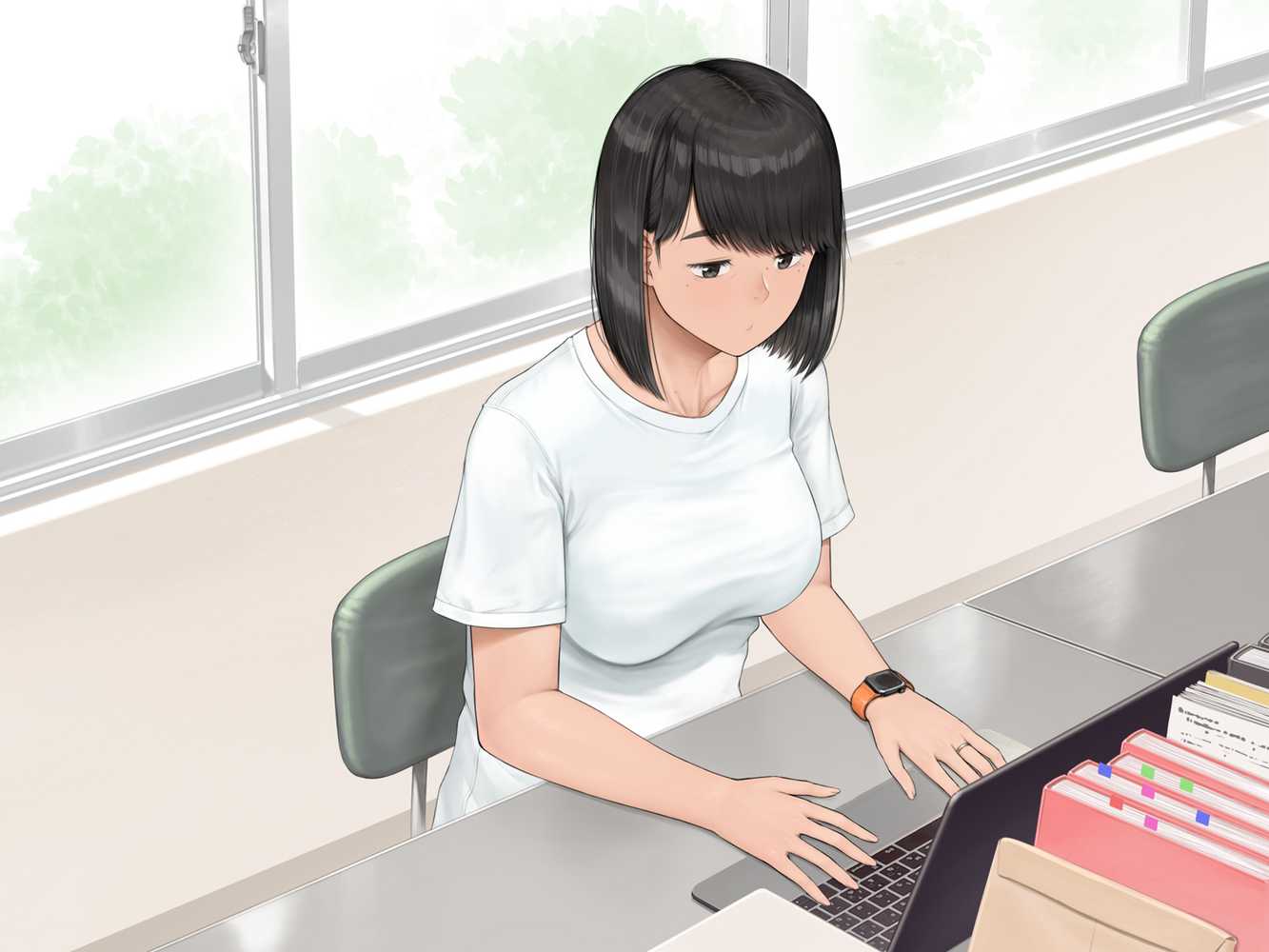 中出先生夫妻 どこにでもいる、とある夫婦の話 〜妻、育子の日常〜【らっこまんどー】 (p30)