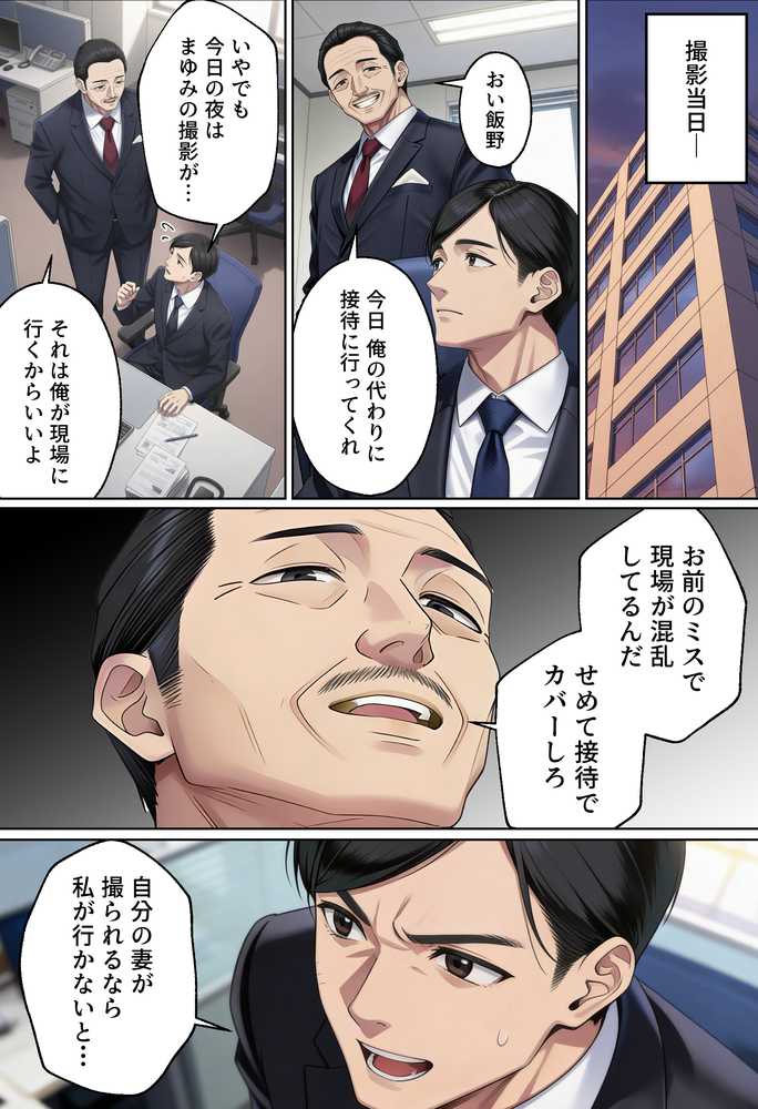 【NTR】「下着モデルのはずだったのに…」〜人妻は旦那の上司に快楽堕ちする〜【人妻専科】 (p9)
