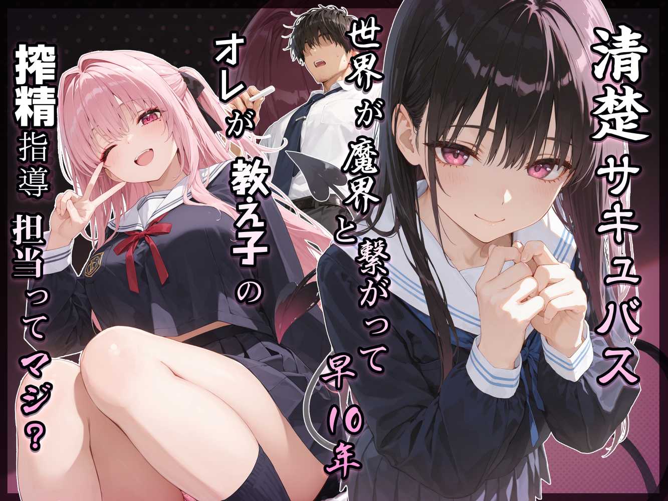 清楚サキュバス 世界が魔界と繋がって早10年 オレが教え子の搾精指導担当ってマジ?【EchicalH】 (p1)