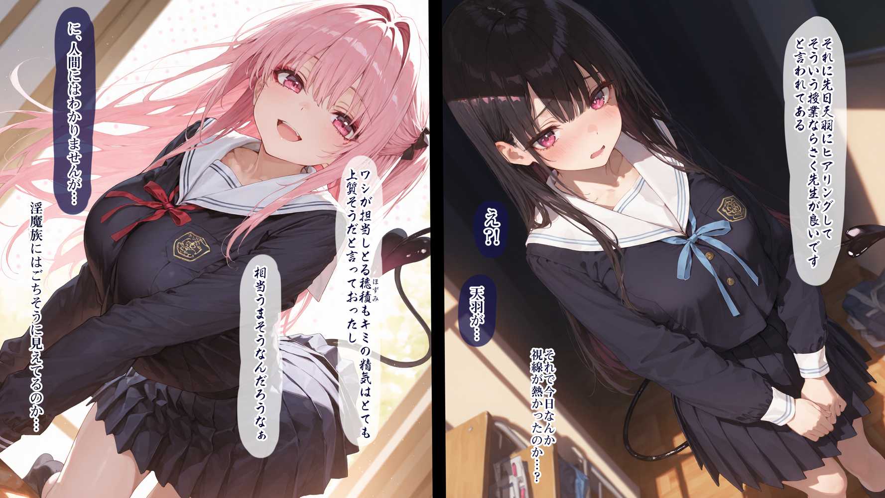 清楚サキュバス 世界が魔界と繋がって早10年 オレが教え子の搾精指導担当ってマジ?【EchicalH】 (p11)