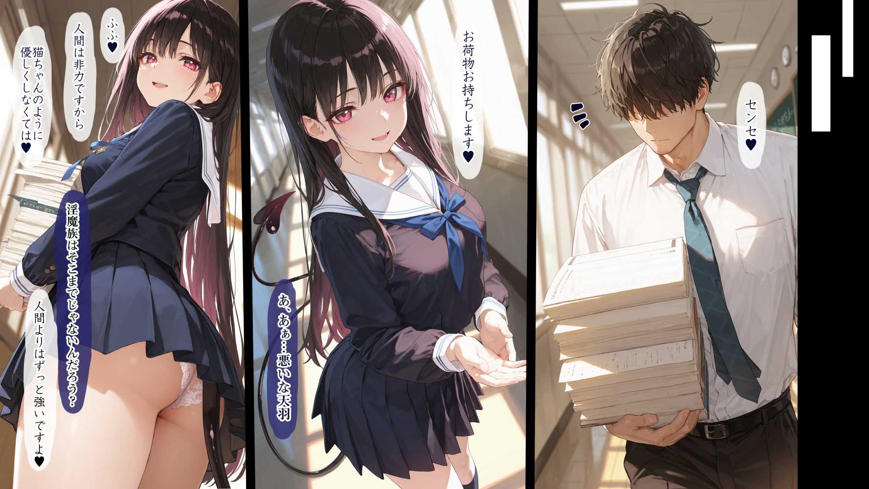 清楚サキュバス 世界が魔界と繋がって早10年 オレが教え子の搾精指導担当ってマジ?【EchicalH】 (p13)