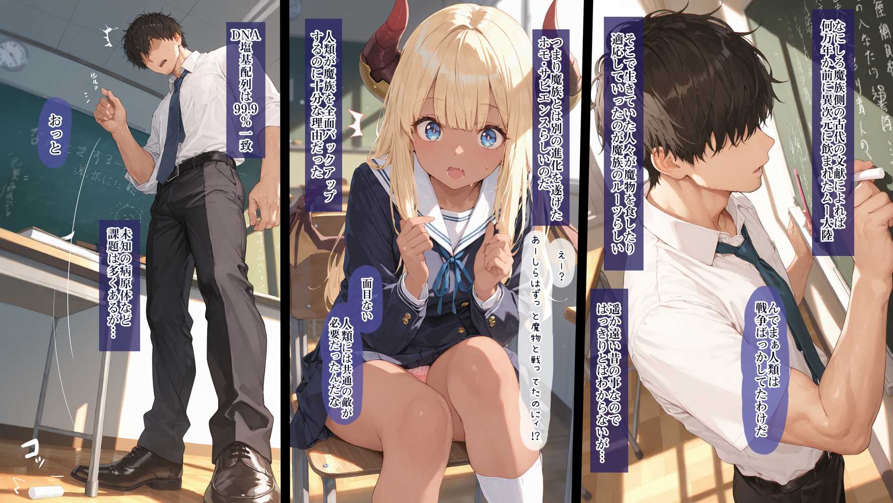 清楚サキュバス 世界が魔界と繋がって早10年 オレが教え子の搾精指導担当ってマジ?【EchicalH】 (p6)