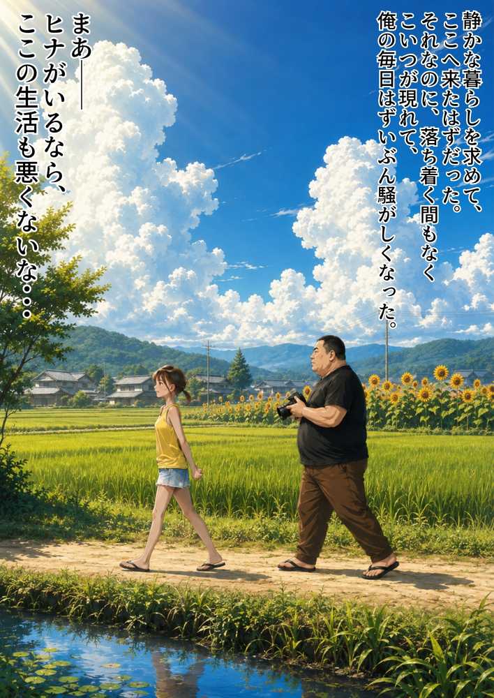 【ヒナと種付け夏休み】田舎に移住したら近所の褐色村娘と汗だくで・・・【竿役が種付けおじさんじゃないとヌケないんだが・・・】 (p14)